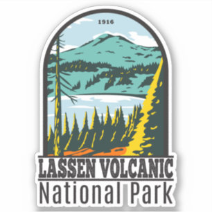 Lassen Volcanic National Park California Vintage