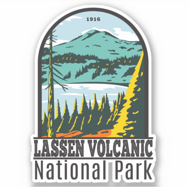 Lassen Volcanic National Park California Vintage (Front)