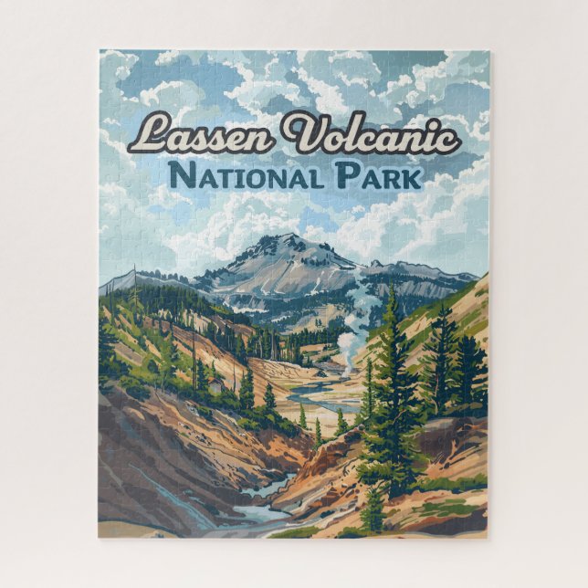 Lassen Volcanic National Park California Volcano Jigsaw Puzzle (Vertical)