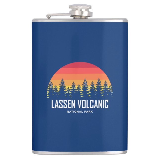 Lassen Volcanic National Park Hip Flask (Front)