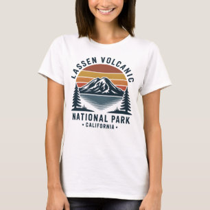 Lassen Volcanic National Park Mountain Vintage Cal T-Shirt