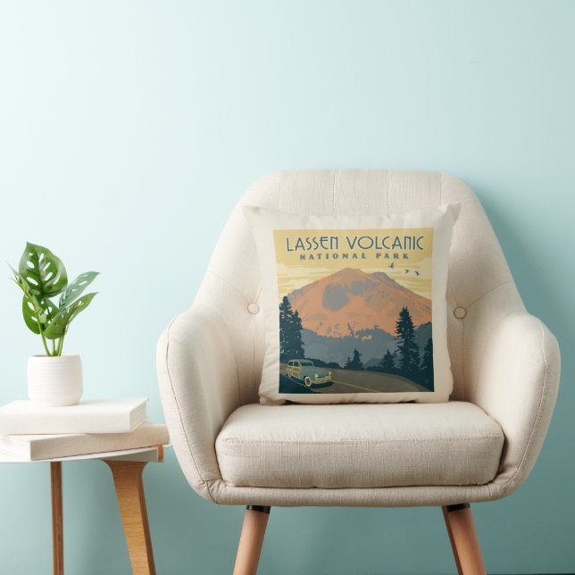 Lassen Volcanic National Park | Road Trip Cushion (Chair)