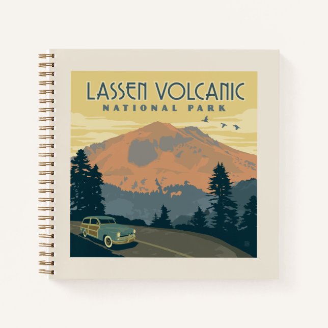 Lassen Volcanic National Park | Road Trip Notebook (Front)