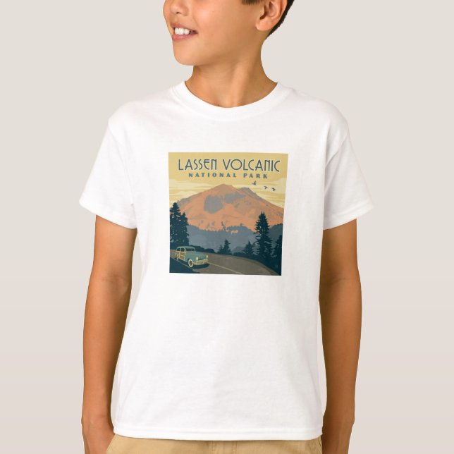 Lassen Volcanic National Park | Road Trip T-Shirt (Front)