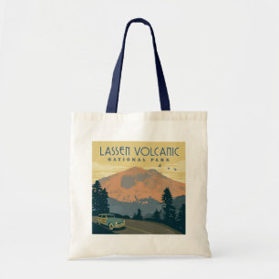 Lassen Volcanic National Park   Road Trip Tote Bag