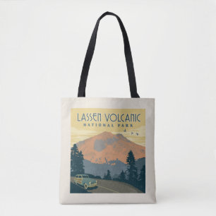 Lassen Volcanic National Park   Road Trip Tote Bag