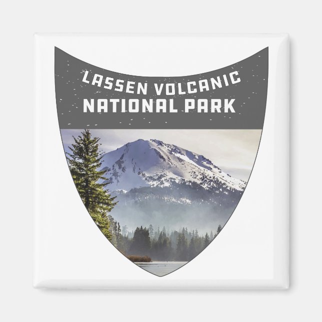 Lassen Volcanic National Park Souvenir California Magnet (Front)