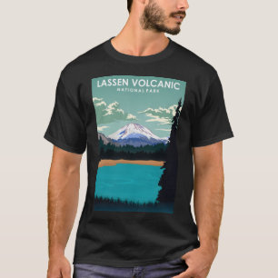 Lassen Volcanic National Park Travel Poster T-Shirt