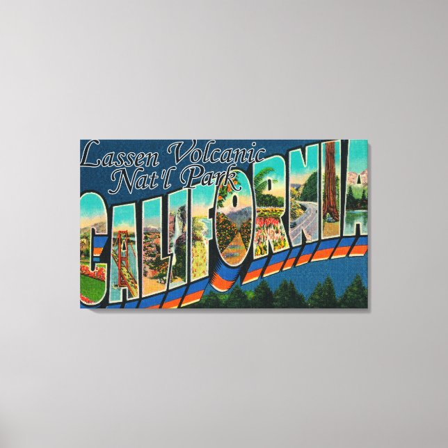 Lassen Volcanic Nat'l Park, CA Canvas Print (Front)