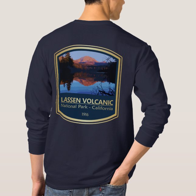 Lassen Volcanic NP (PF1) T-Shirt (Back)