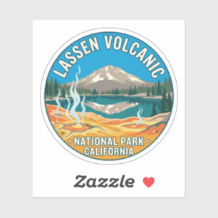 Lassen Volcanic Park Travel Decal Sticker