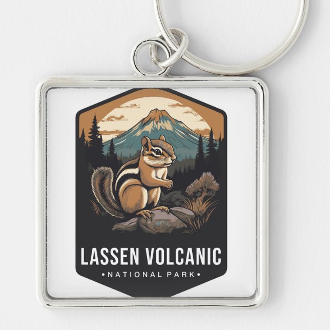 LASSEN VOLCANO NATIONAL PARK KEY RING (Front)