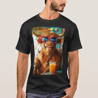 Lässier bull with summer flair T-Shirt