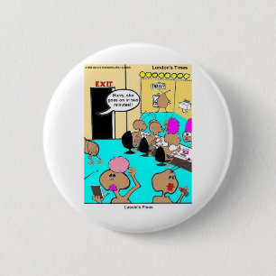 Lassie's Fleas Funny Cartoon Tees & Gifts 6 Cm Round Badge