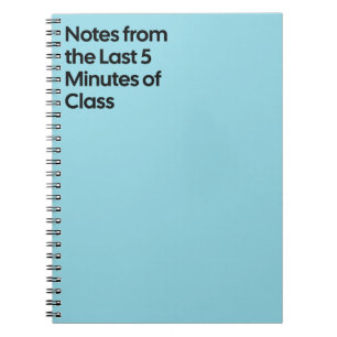 Last 5 Minutes Class Notebook