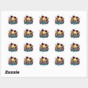 Last Bell First Chill Groovy Sticker