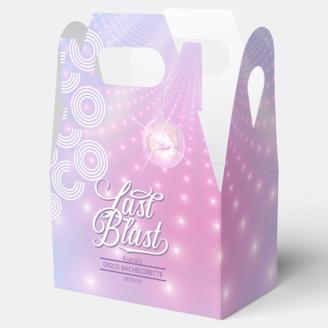 Last Blast Disco Bachelorette ID928 Favour Box (Opened)