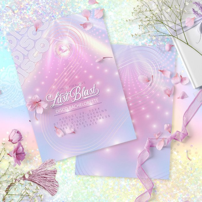 Last Blast Disco Bachelorette ID928 Invitation (Creator Uploaded)