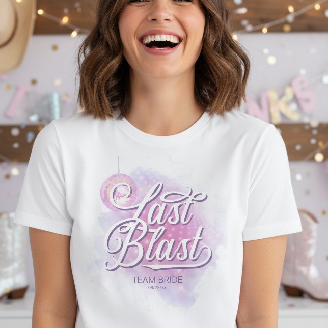 Last Blast Disco Bachelorette Team Bride ID928 T-Shirt (Creator Uploaded)