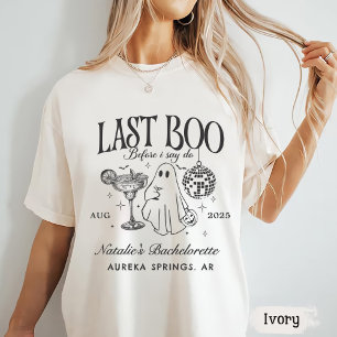 Last Boo Before I Do Bachelorette Halloween Party T-Shirt