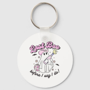 Last Boo Before I Say I Do Cowgirl Ghost Disco Hal Key Ring
