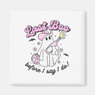 Last Boo Before I Say I Do Cowgirl Ghost Disco Hal Magnet