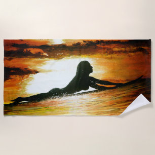 Last call beach towel