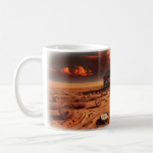 Last Chance Saloon Desert Dusk Western Mug