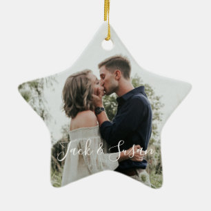 last christmas as Mr and Miss christmas Ceramic Or Ceramic Tree Decoration