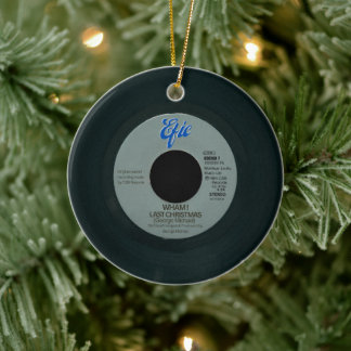 Last Christmas Ceramic Christmas Tree Ornament