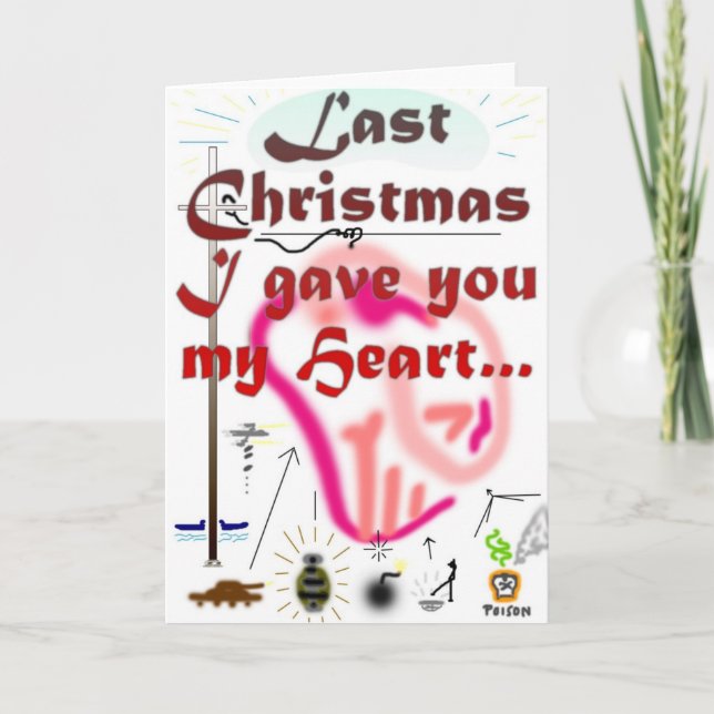 Last Christmas... Holiday Card (Front)