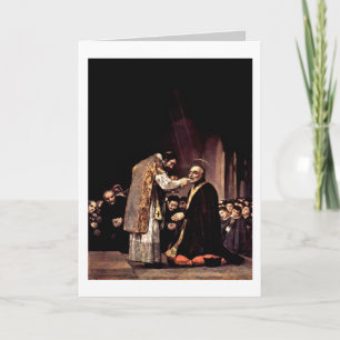 Last Communion Of St.Joseph By Francisco De Goya Card