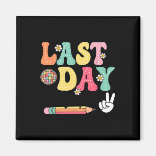 Last Day Autographs 2024-2025 Groovy Cute Last Day Magnet