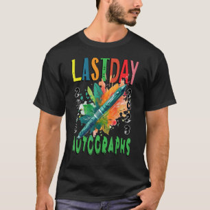 Last Day Autographs Kindergarten kids graduation 2 T-Shirt
