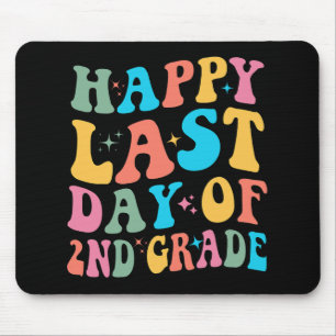 Last Day Of 2nd Grade Last Day Of School Groovy  Mouse Mat