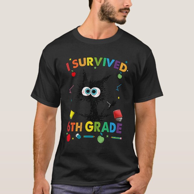 Last Day Of 6th Grade Graduation Teacher Kids T-Shirt (Front)