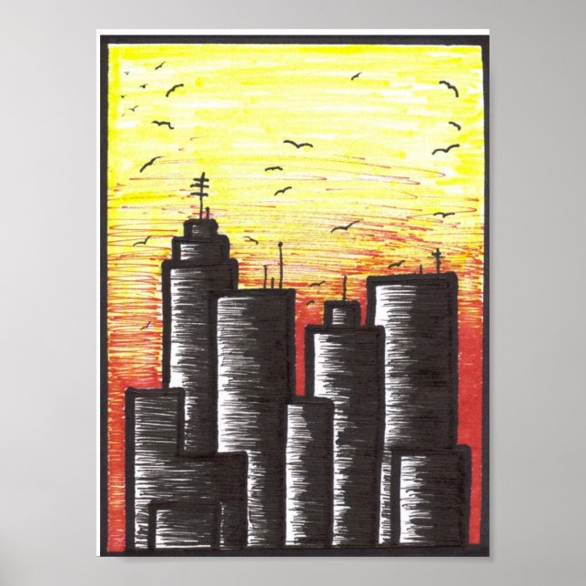 last day of a dying city poster (Front)