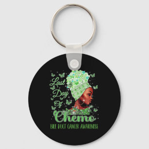 Last Day Of Chemo Bile Duct Cancer Awareness  Key Ring