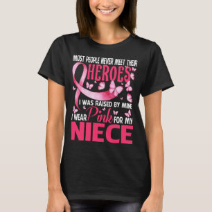 Last Day Of Chemo Breast Cancer Awareness Butterfl T-Shirt