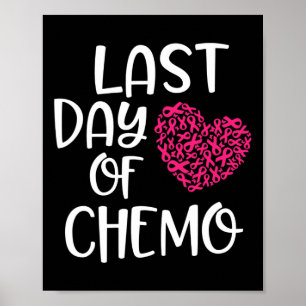 Last Day Of Chemo Breast Cancer Survivor Chemother Poster