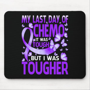 Last Day Of Day Chemo Fibromyalgia Awareness Butte Mouse Mat