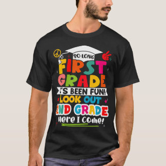 Last Day Of First 1St Grade Graduation Graduate Bo T-Shirt