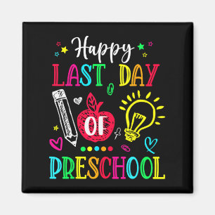 Last Day Of Preschool Hello Summer Graduation Gift Magnet