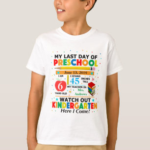 Last Day of Preschool Kids T-shirt