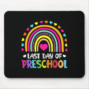 Last Day Of Preschool School Rainbow Graduation Te Mouse Mat