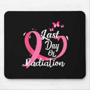 Last Day Of Radiation Treatment Breast Cancer Awar Mouse Mat