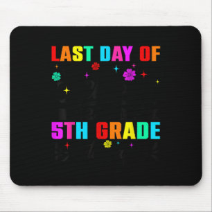 Last Day Of School 2024 2025 5th Grade Autograph G Mouse Mat