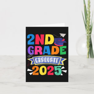 Last Day Of School 2nd Grade Graduate 2025 Second Card