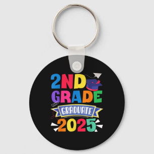 Last Day Of School 2nd Grade Graduate 2025 Second Key Ring
