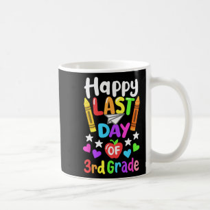 Last Day Of School 3rd Grade Cl Of 2024 Kids Coffee Mug